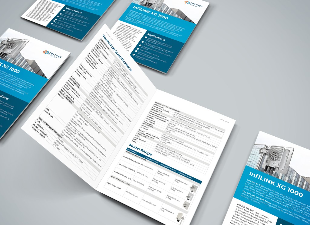 Brochure design, datasheet design